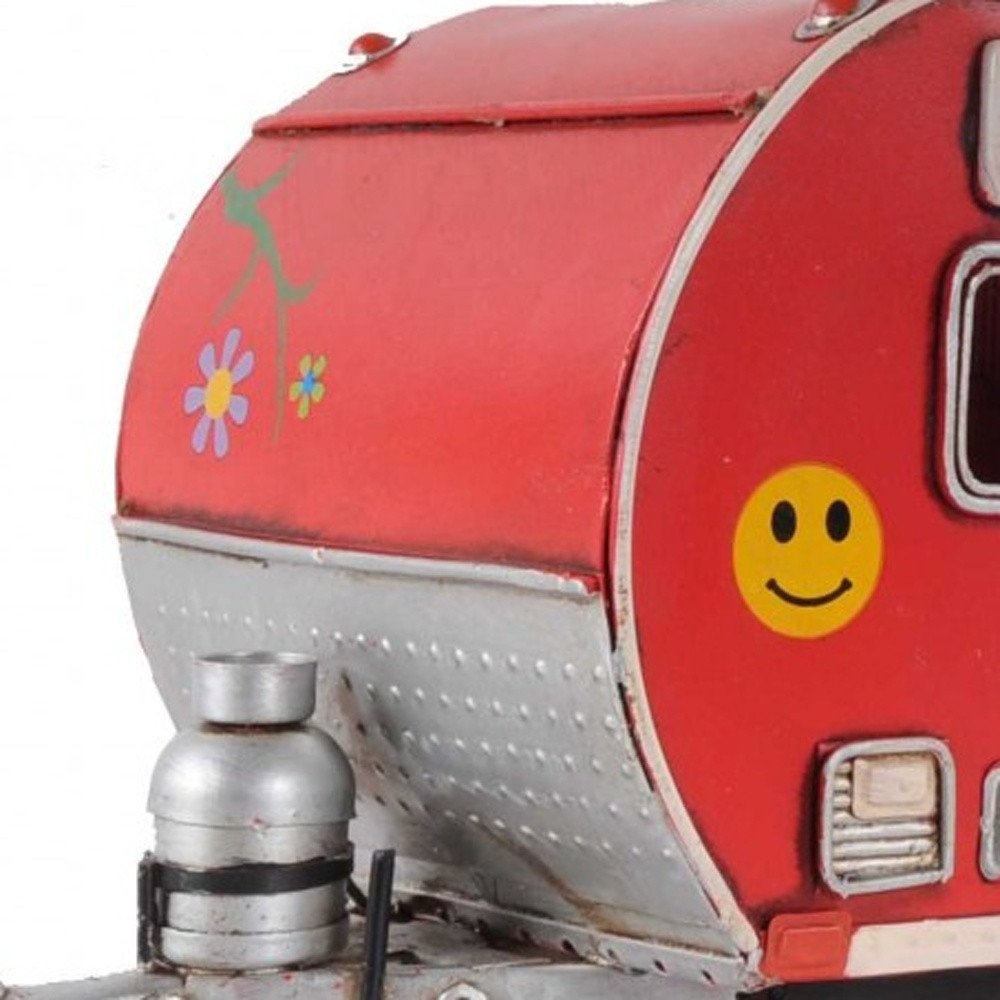 Red Camper Trailer Model Tissue Holder — view 3