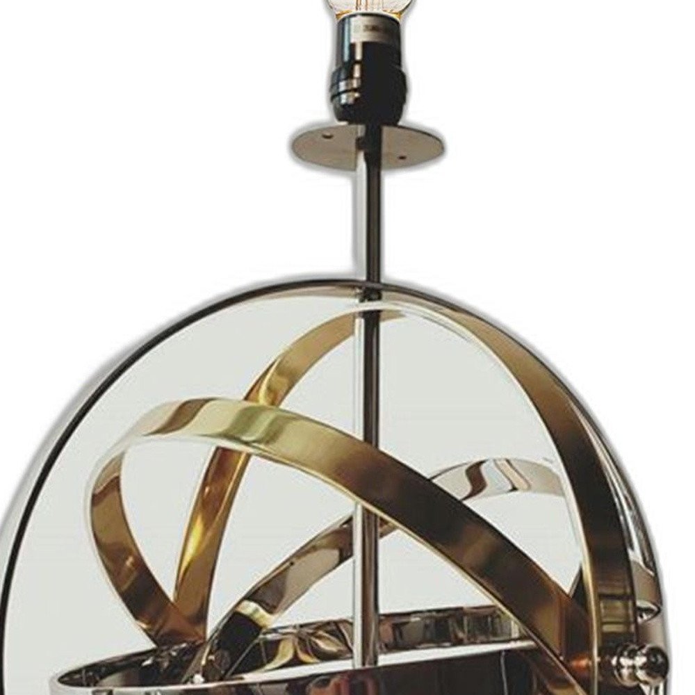 17" Bronze Metal Standard Table Lamp HomeRoots