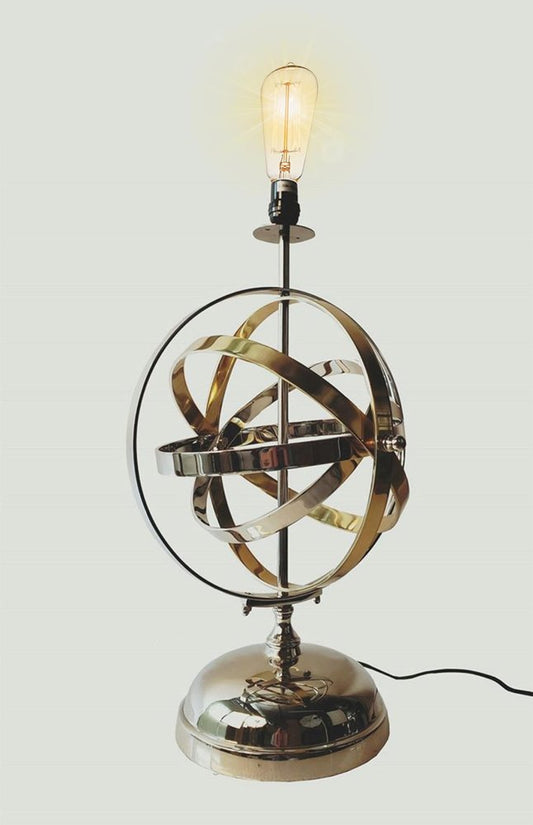 17" Bronze Metal Standard Table Lamp HomeRoots