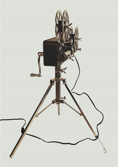 36" Black And Silver Tripod Floor Lamp With Metal Novelty Shade HomeRoots