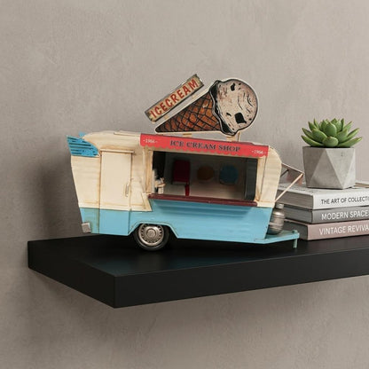 Ice Cream Trailer Metal Model HomeRoots