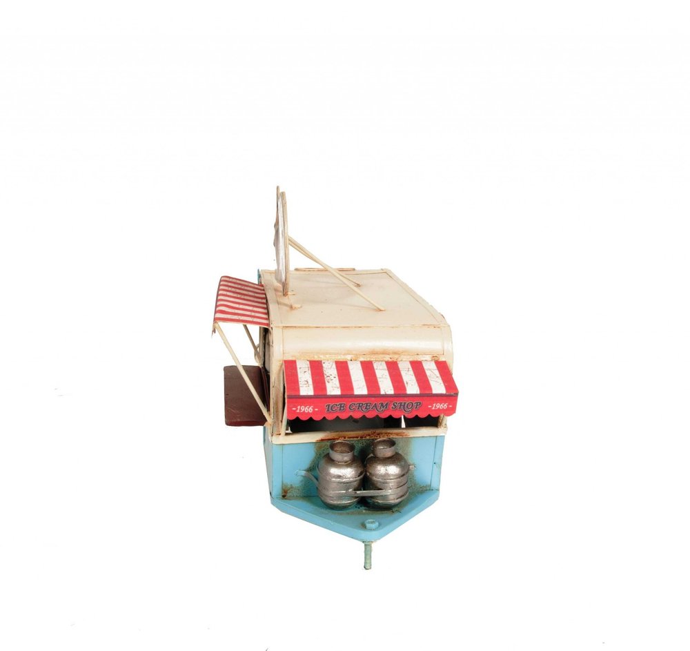 Ice Cream Trailer Metal Model HomeRoots