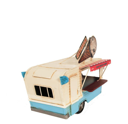 Ice Cream Trailer Metal Model HomeRoots
