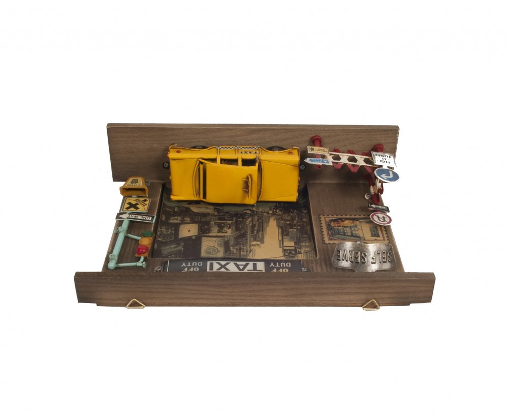 Shadow Box With 3 Metal Keychain Hooks HomeRoots