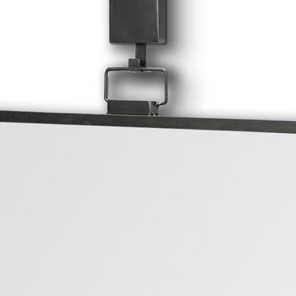 44" Gunmetal Metal Framed Accent Mirror HomeRoots