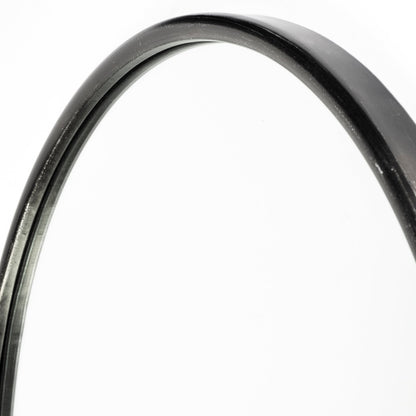 36" Black Oval Metal Framed Accent Mirror HomeRoots