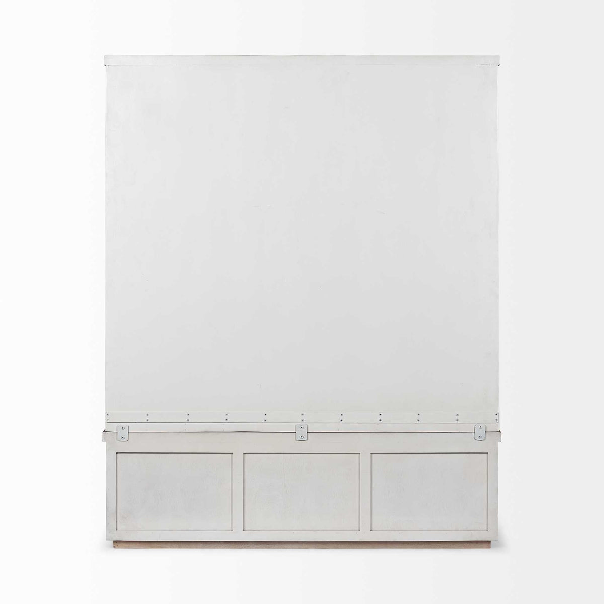 76" White Solid Wood Six Hook Freestanding Coat Rack — view 6