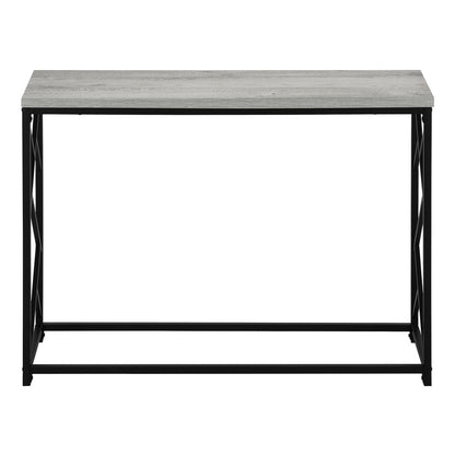 44" Gray and Black Frame Console Table HomeRoots