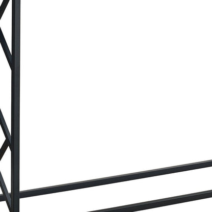 44" Gray and Black Frame Console Table HomeRoots