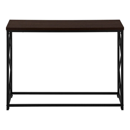 44" Brown And Black Frame Console Table HomeRoots