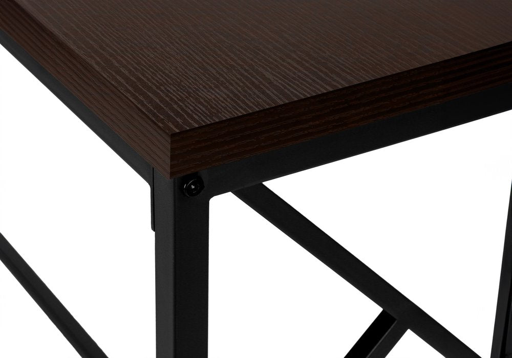 44" Brown And Black Frame Console Table HomeRoots