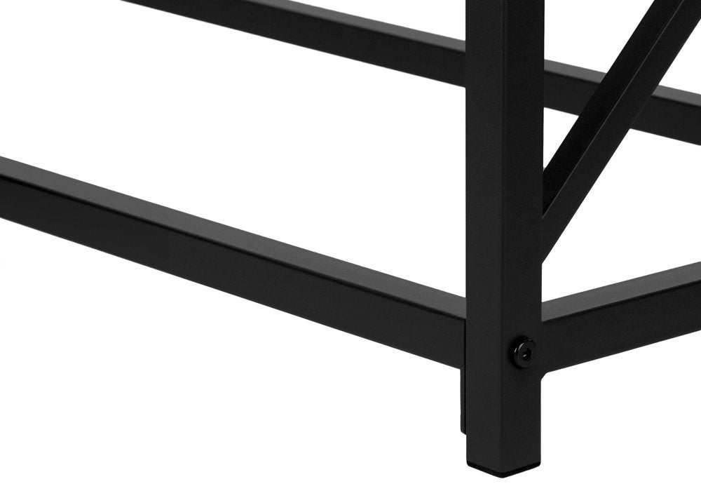 44" Brown And Black Frame Console Table HomeRoots