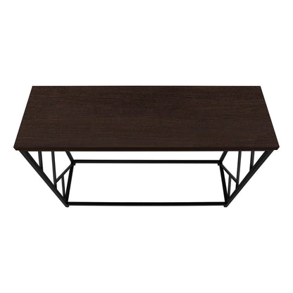 44" Brown And Black Frame Console Table HomeRoots