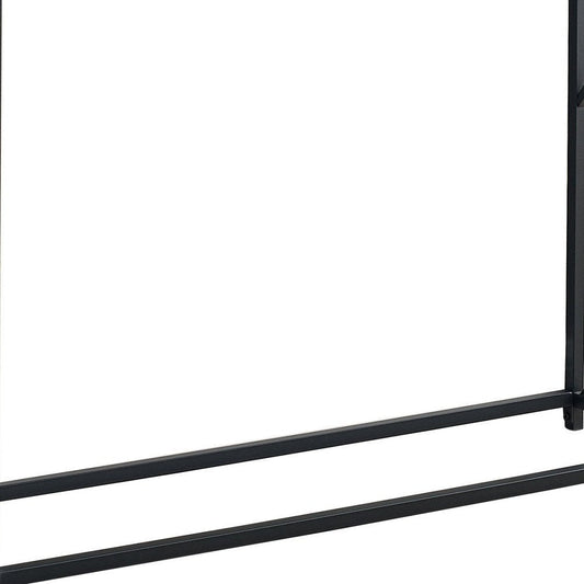 44" Brown And Black Frame Console Table HomeRoots