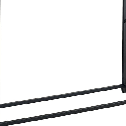 44" Brown And Black Frame Console Table HomeRoots