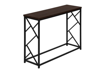 44" Brown And Black Frame Console Table HomeRoots
