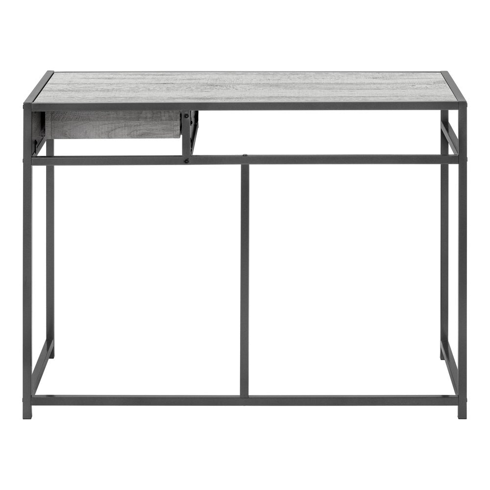 42" Gray and Dark Gray Computer Desk HomeRoots