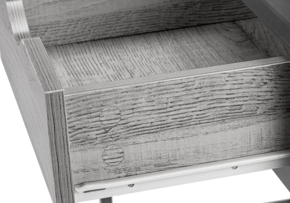 42" Gray and Dark Gray Computer Desk HomeRoots