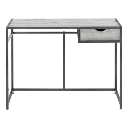 42" Gray and Dark Gray Computer Desk HomeRoots