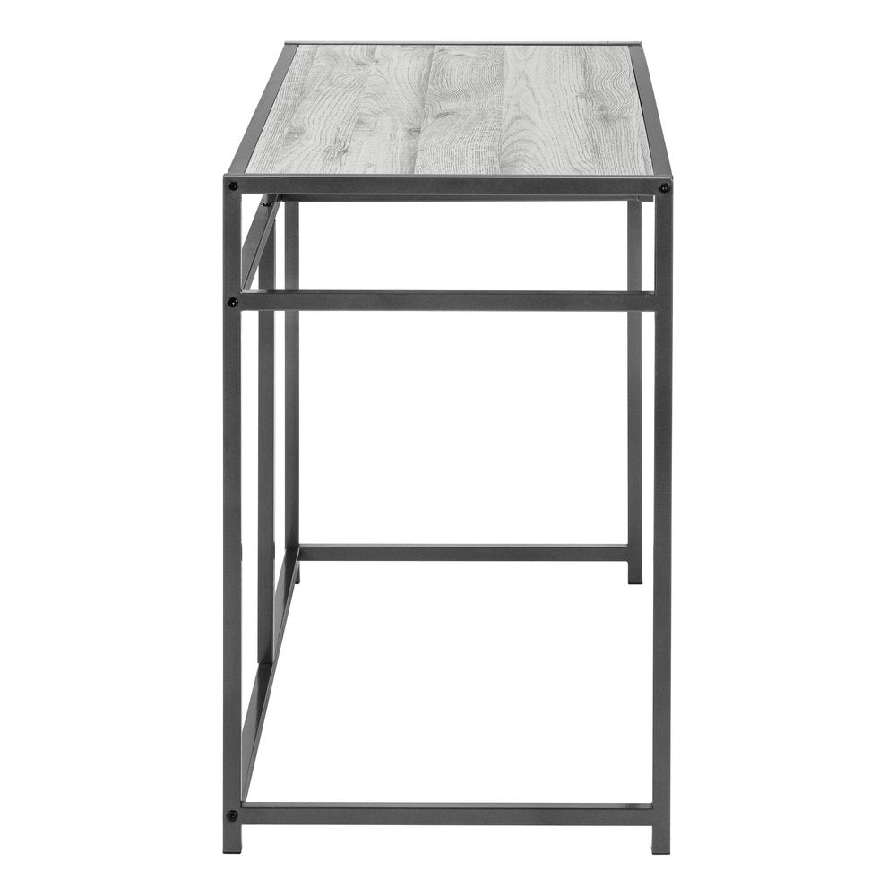 42" Gray and Dark Gray Computer Desk HomeRoots