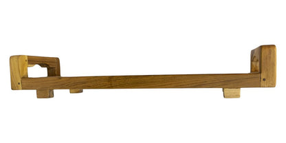 29" Natural Teak Bath Tray and Seat with Handles HomeRoots
