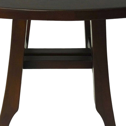 14" Brown Teak Shower Bench HomeRoots