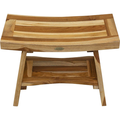 18" X 24" Natural Teak Shower Bench