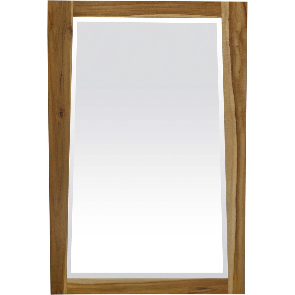 35" Brown Wood Accent Mirror HomeRoots