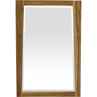 35" Brown Wood Accent Mirror HomeRoots