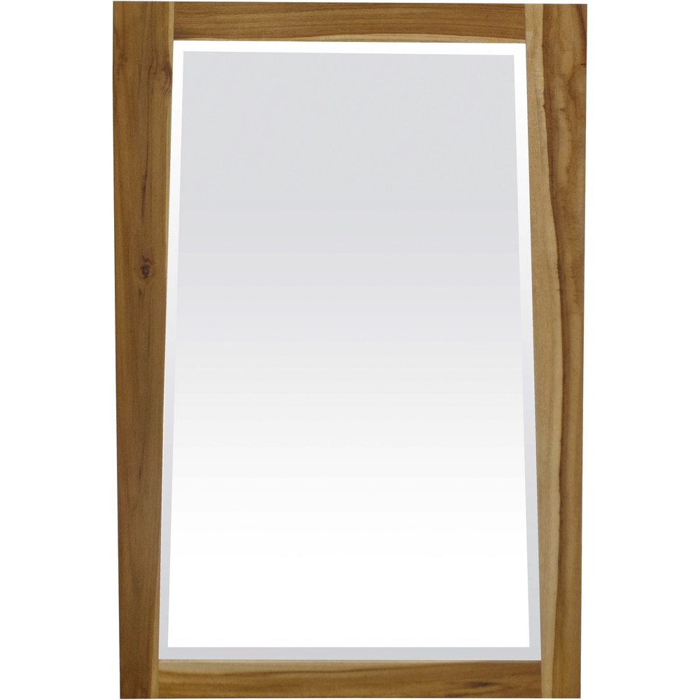 35" Brown Wood Accent Mirror HomeRoots