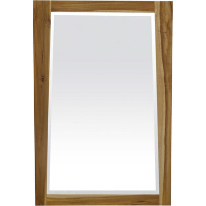 35" Brown Wood Accent Mirror HomeRoots