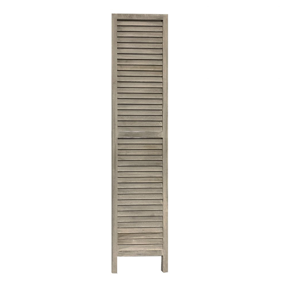 67" Gray Folding Three Panel Screen Room Divider HomeRoots