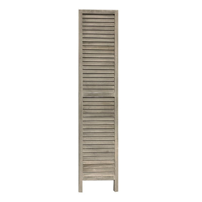 67" Gray Folding Three Panel Screen Room Divider HomeRoots