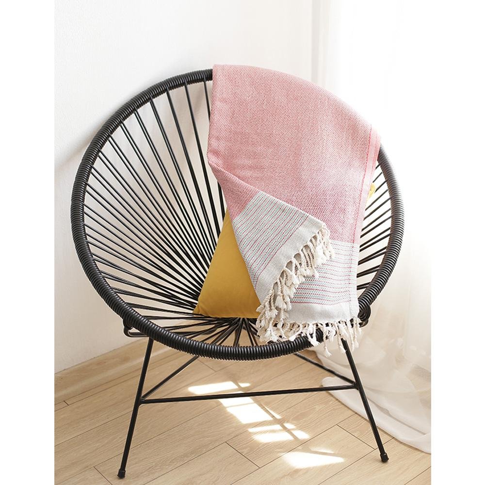 Red And White Checked Turkish Towel Or Throw Blanket HomeRoots