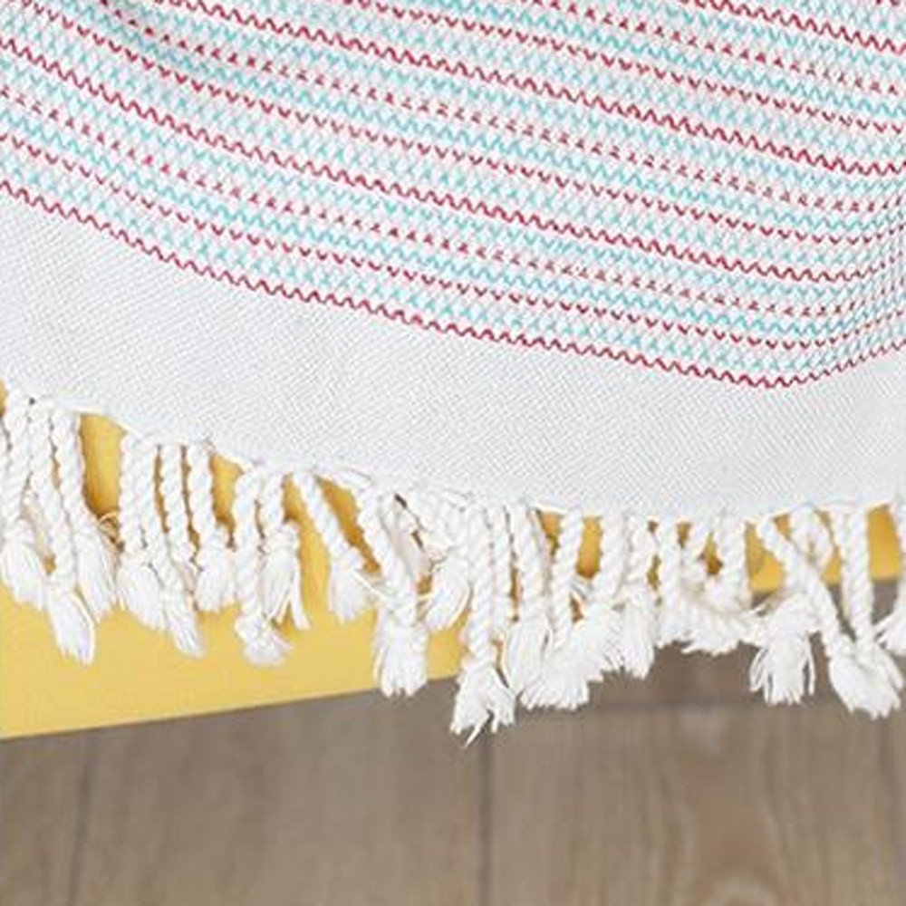 Red And White Checked Turkish Towel Or Throw Blanket HomeRoots