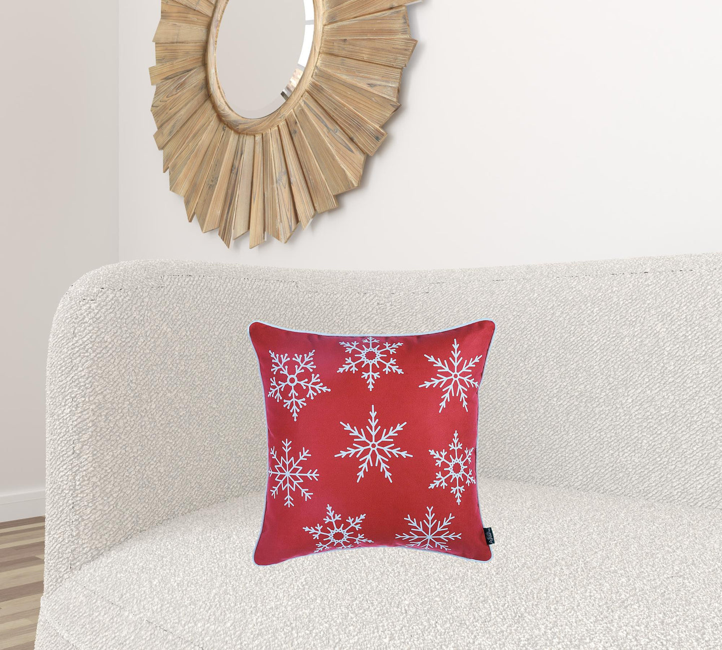 Set Of 4 18" Merry Christmas Throw Pillow Cover In Multicolor