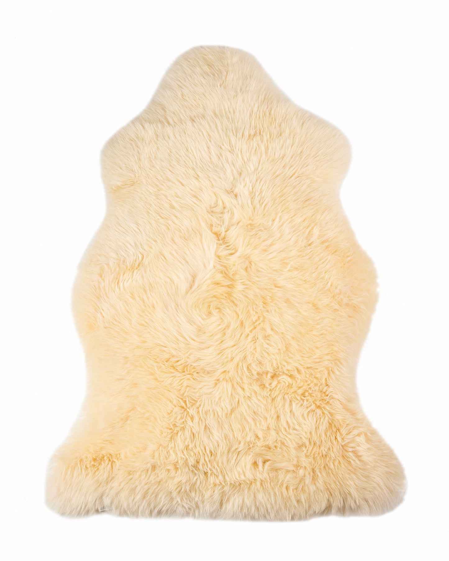 2' X 3' Cream New Zealand Natural Sheepskin Rug - 6.0" (L) x 6.0" (W) x 0.7" (H)