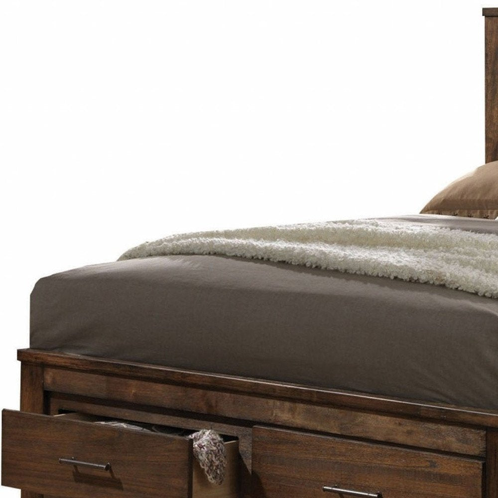 Brown Black and Beige Queen Bed Frame HomeRoots