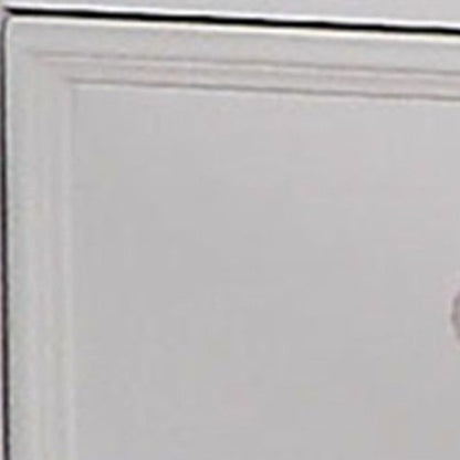 27" White One Drawer Nightstand HomeRoots