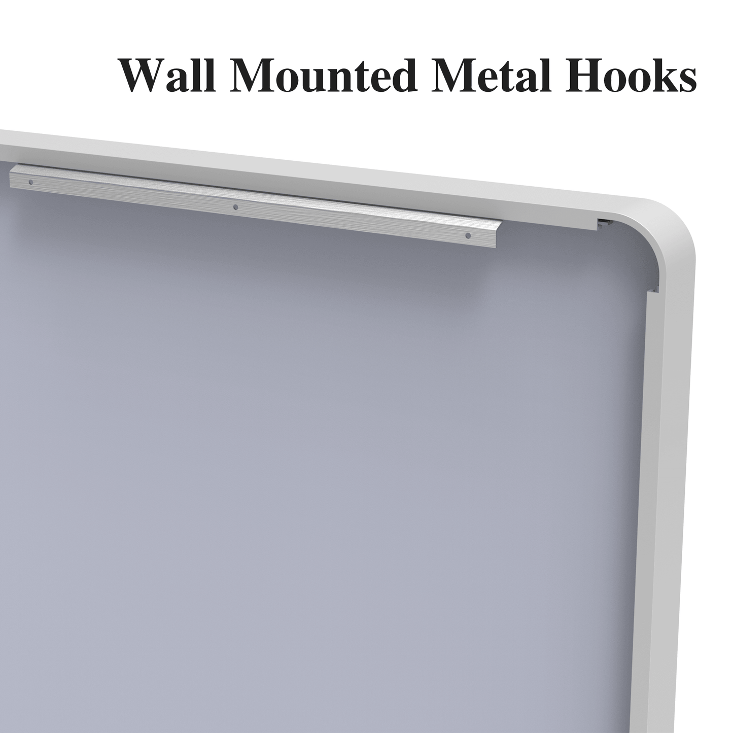 Large bathroom mirror with movable tray wall mounted mirror, vertically and horizontally suspended aluminum frame wall mounted m - FurniFindUSA