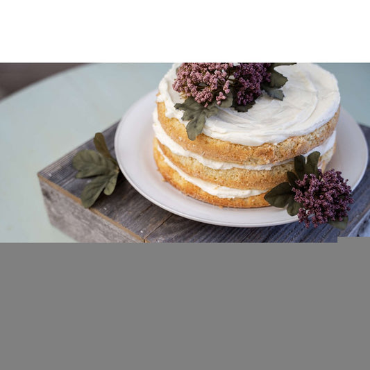Natural Weathered Gray Cake Stand HomeRoots
