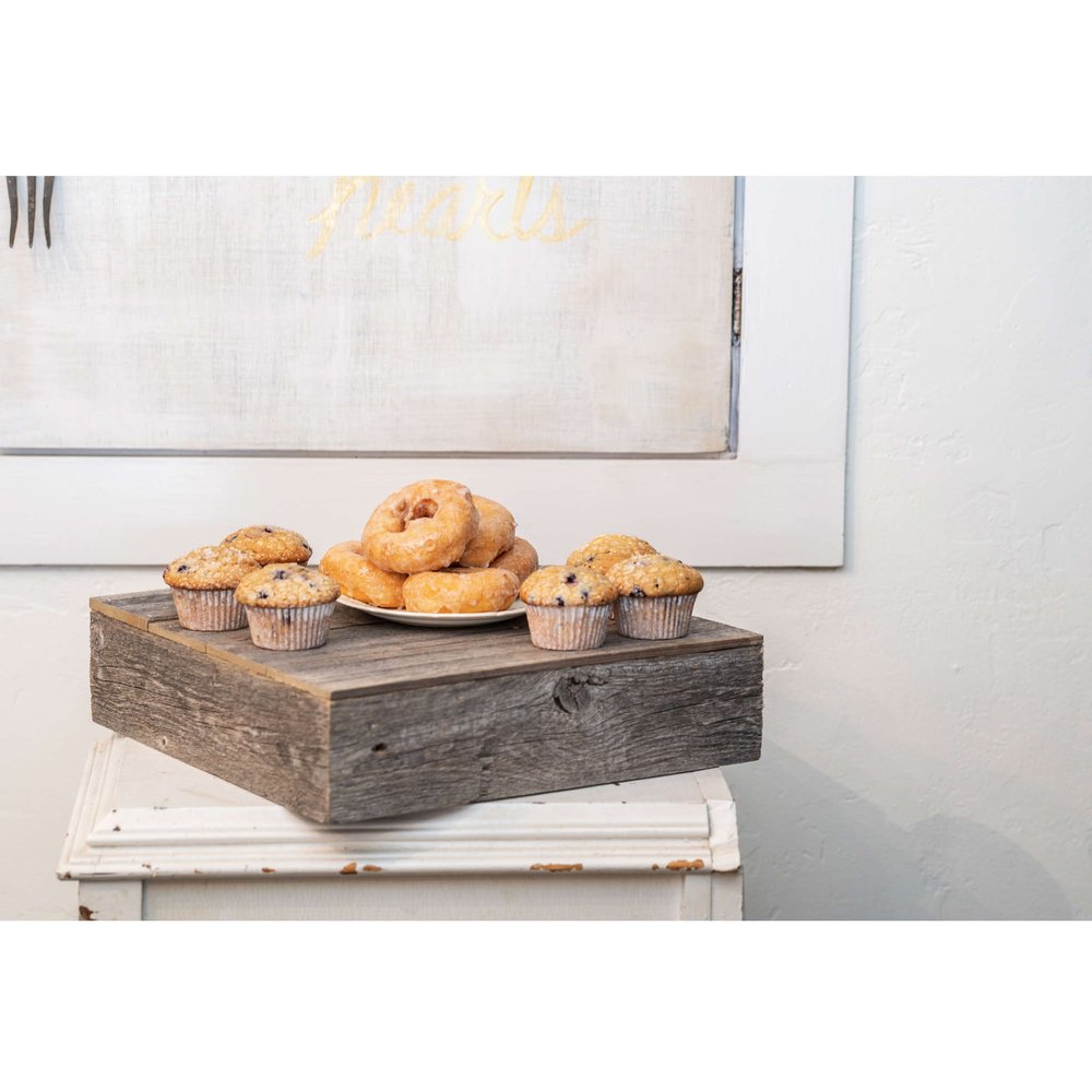 Natural Weathered Gray Cake Stand HomeRoots