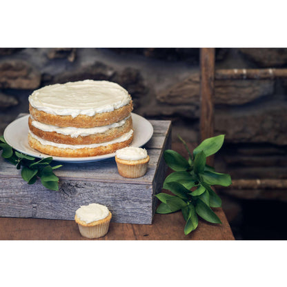 Natural Weathered Gray Cake Stand - FurniFindUSA