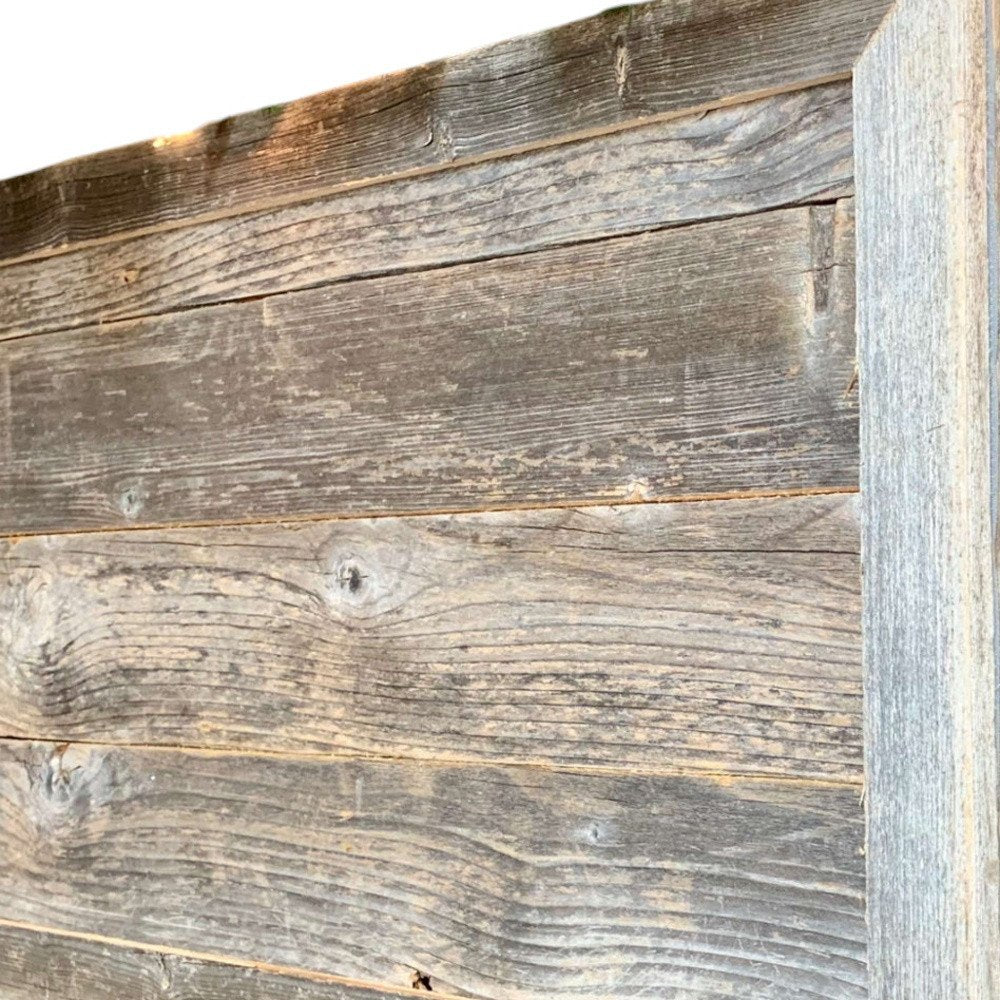 28" Natural Weathered Gray Plank Christmas Tree Collar HomeRoots