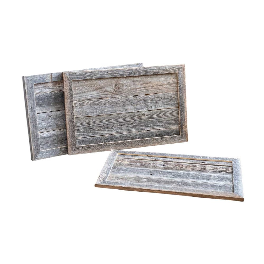 28" Natural Weathered Gray Plank Christmas Tree Collar HomeRoots
