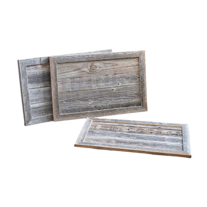 28" Natural Weathered Gray Plank Christmas Tree Collar HomeRoots