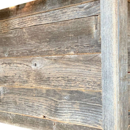 23" Natural Weathered Gray Plank Christmas Tree Collar HomeRoots