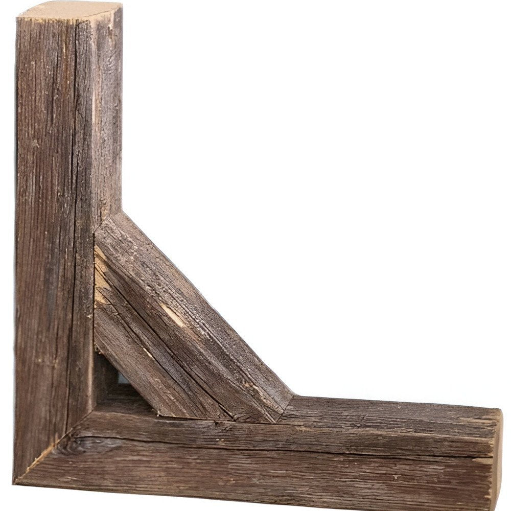 Set Of Two Natural Weathered Gray Corbels — view 7