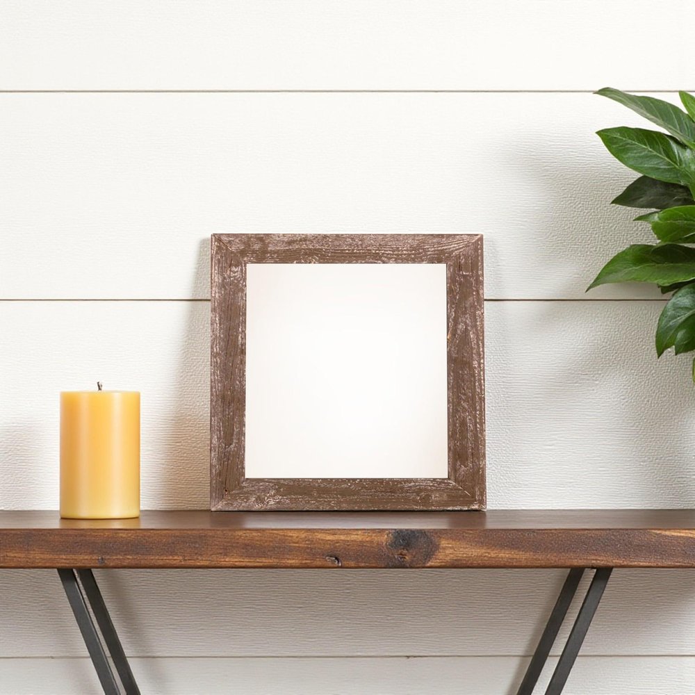 6" x 6" Brown Wood Tabletop Picture Frame — view 5