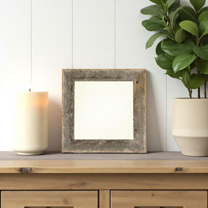 4" x 4" Gray Wood Tabletop Picture Frame HomeRoots